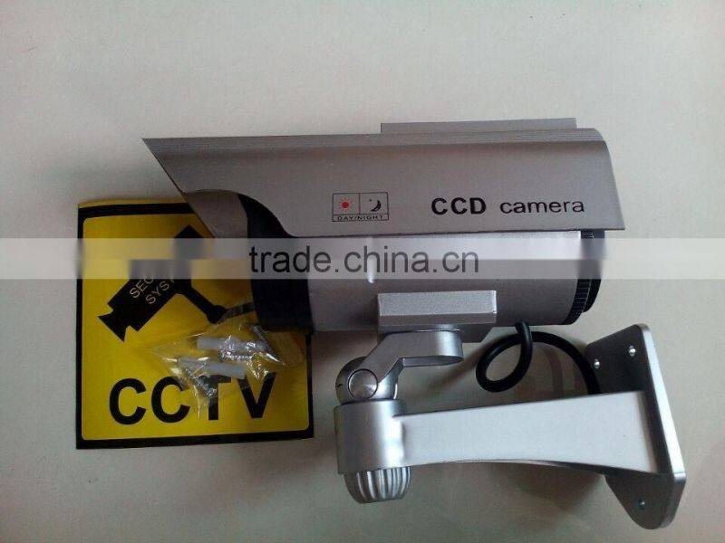 Solar powered Waterproof LED Flashing Dummy Camera