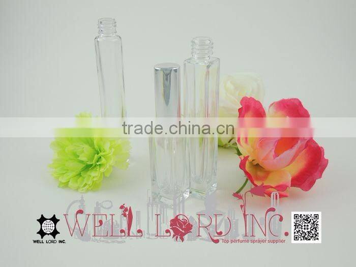 7ml fashion colorful with gold cap perfume pump sprayer