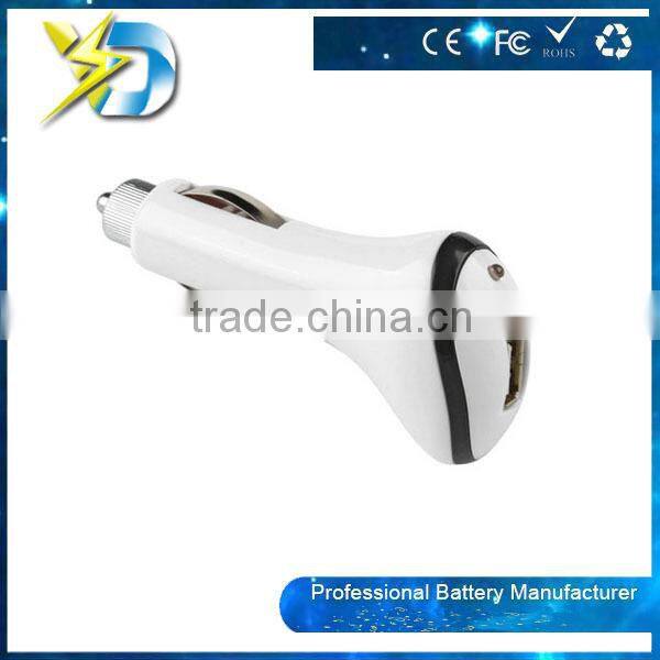 Wholesale New Charger Portable Car Adapter For iP 5 5S 6 Plus For Sam Phone Tablet