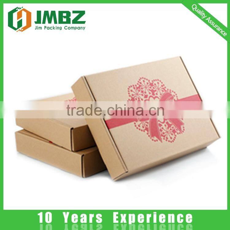 Custom shipping brown colour paper corrugated cardboard boxes manufacturer