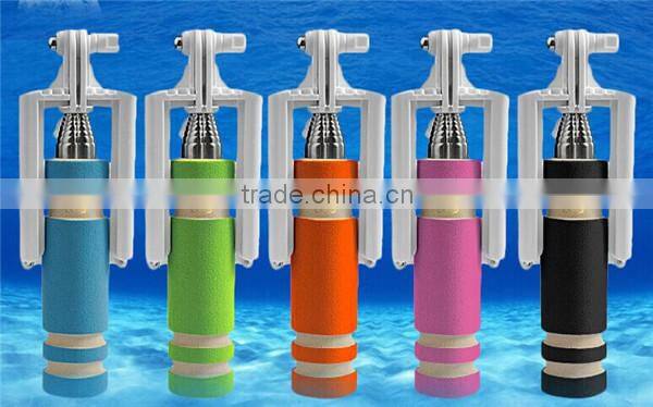 Handheld monopod selfie stick, monopod with cable, telescopic hot stick