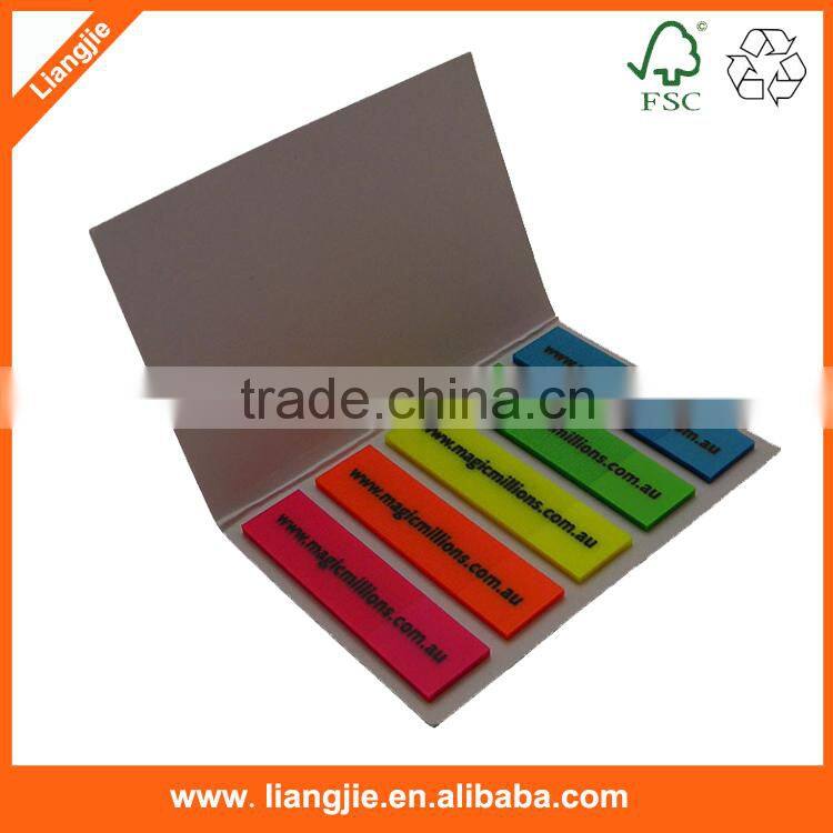 Plastic Label sticker , neon PET sticky index, color acrylic sheet