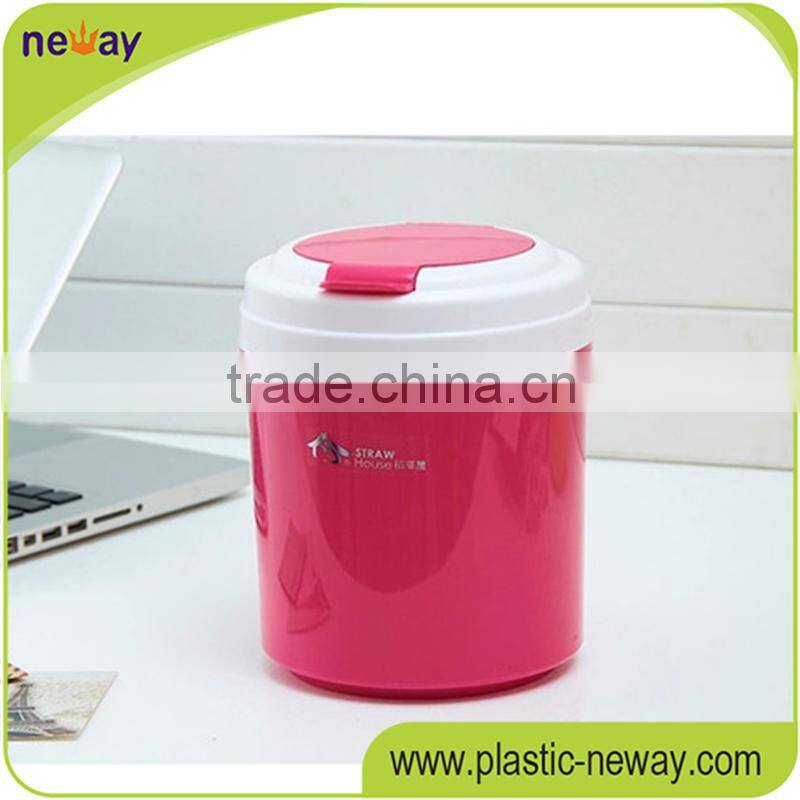 New fancy design Eco-Friendly Stocked PP standing recycling waste bin for home