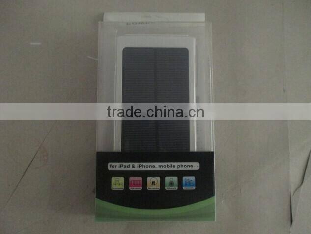 CE RHOS FCC 2014 new fashion solar power portable solar charger fast mobile charger 5000mah