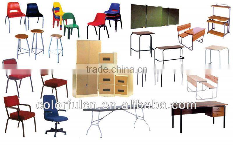 Elementary School Library Furniture(XG-1830) student chair&desk