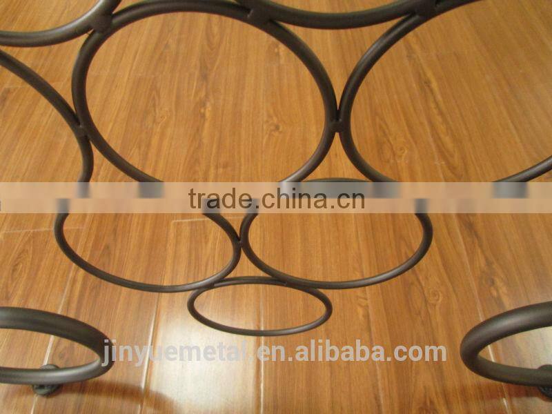 metal display wine rack
