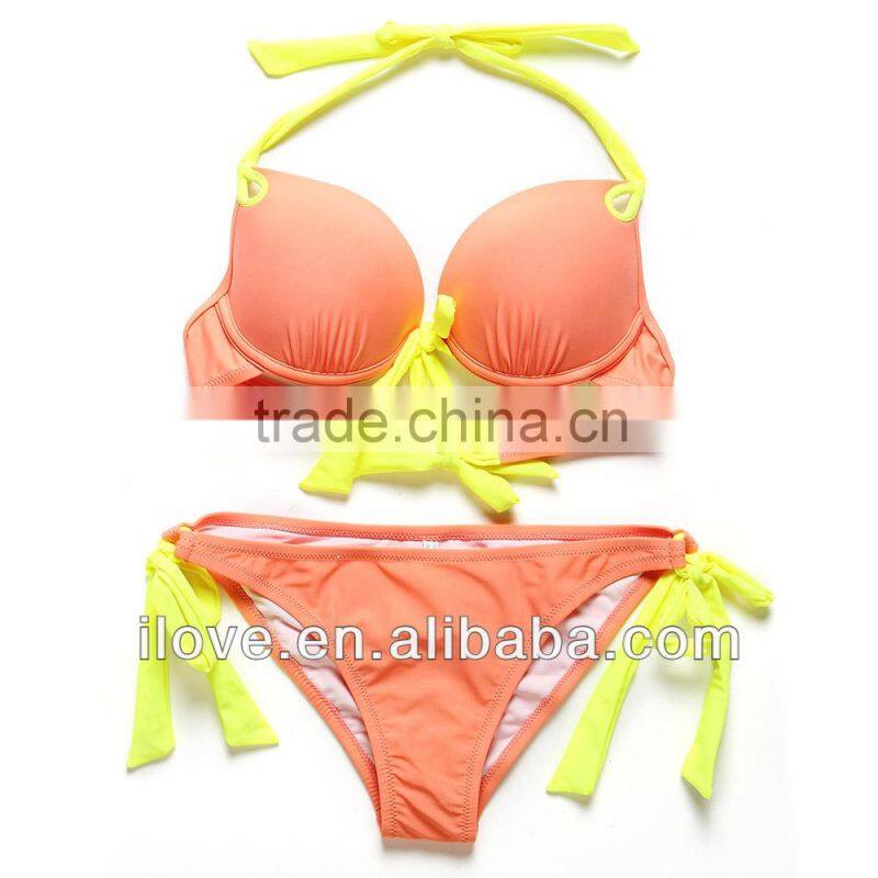 2014New Sexy Anti-bacteria Ladies Bikini Swimwear Wholesales