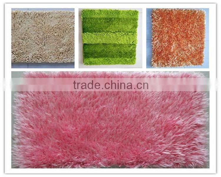 custom polyester microfiber shaggy bathroom rug