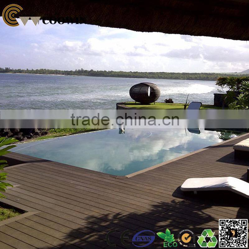 Wood-Plastic Composite Flooring Technics and Engineered Flooring Type Solid WPC Laminate Decking