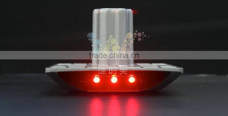 Square aluminum red Epistar LED cat eye reflector solar LED road stud