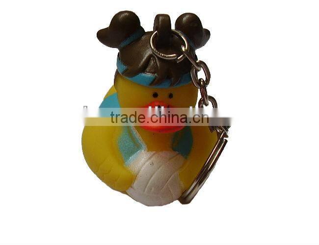 plastic rubber duck keychains