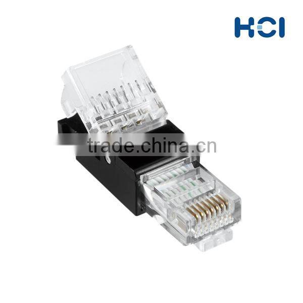Network Solution RJ45 8P8C For Cat5e Unshielded UTP Toolless Modular Plug