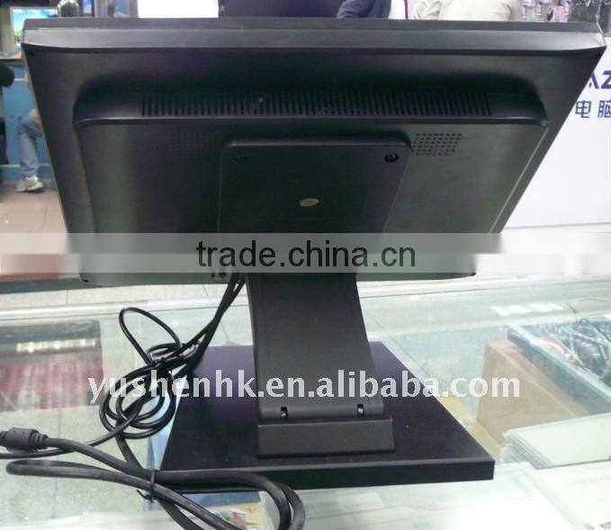 15 inch 17 inch 19 inch 22 inch TFT LCD touch screen monitor low cost with POS base HDMI VGA AV 03