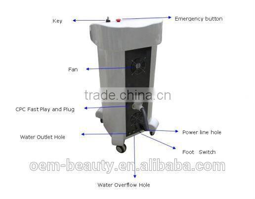 Factory promotion!!! professional beauty machine nd yag laser varicose veins removal