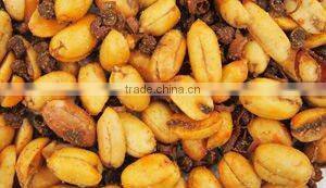 Chili snack, Spicy flavored peanuts with spicy powder