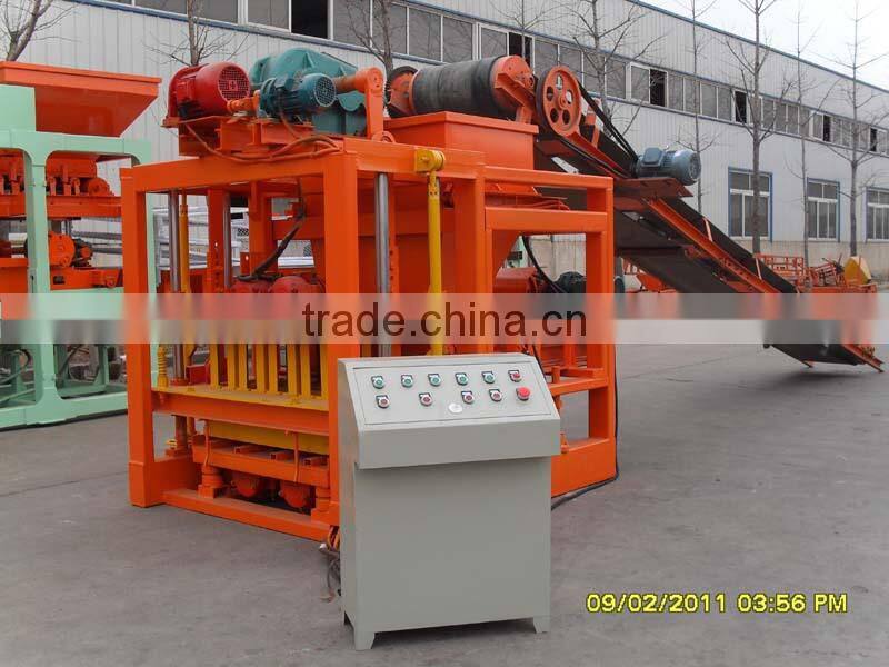 QT4-40 shandong diesel engine cement bricks making machine,colour paving block making machine