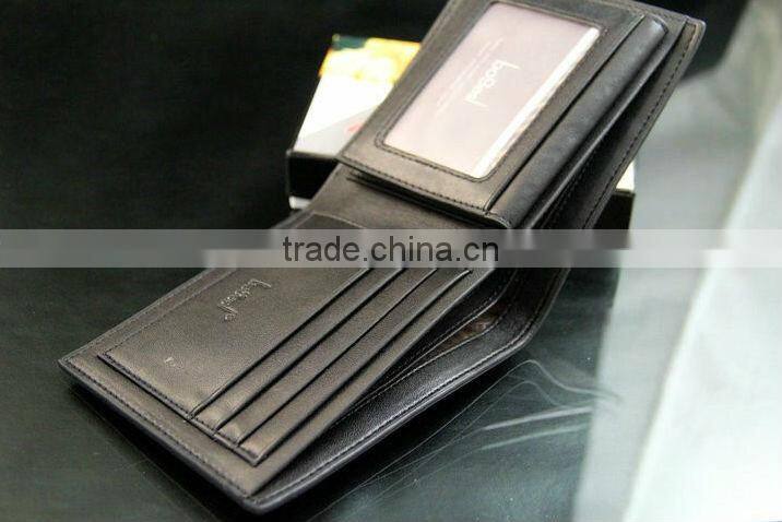 Made in India Fashion Short Design Men's Wallets Cowhide Leather Wallet For Men