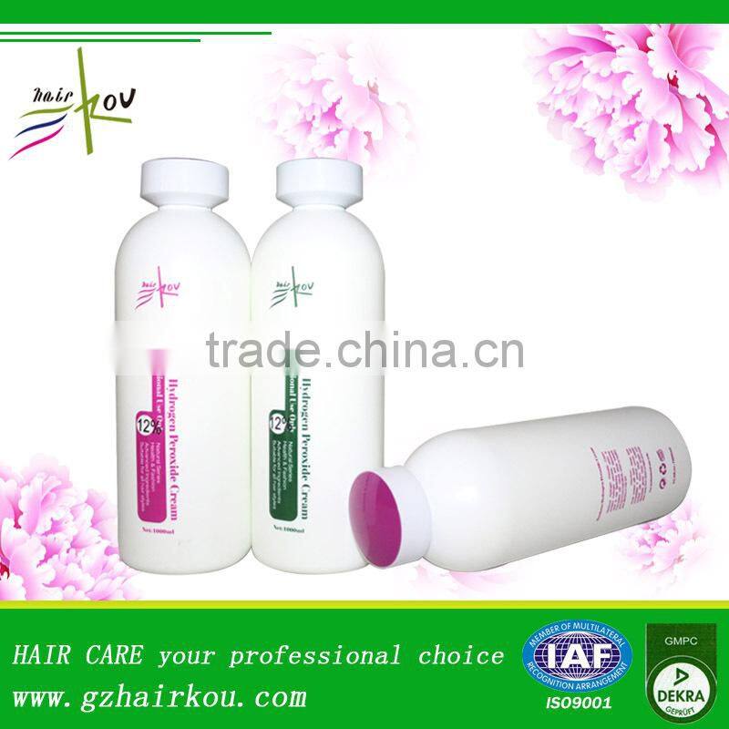 non allergic bulk hydrogen peroxide wholesale hair developer hair oxidant cream with GMPC factory
