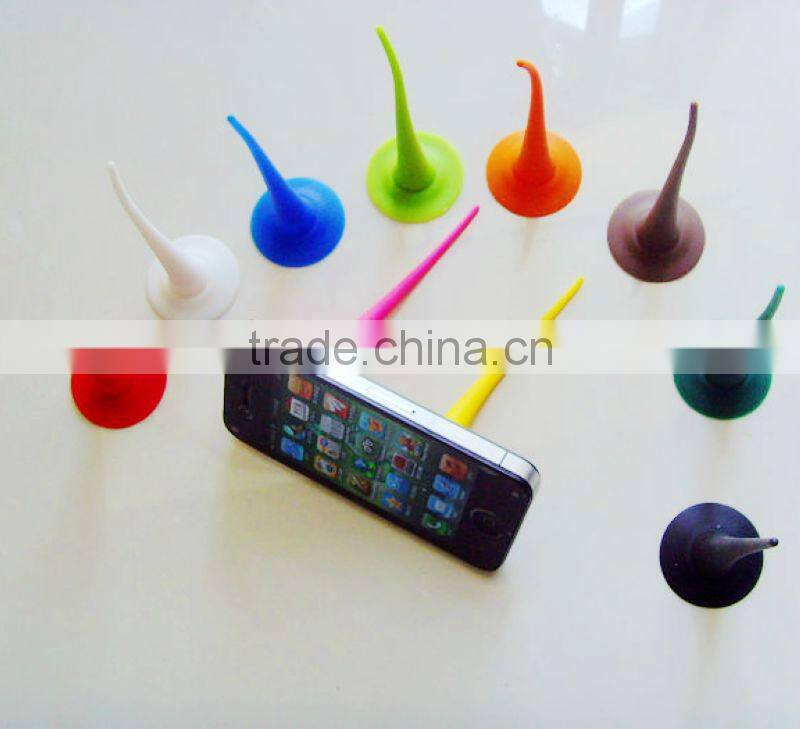 Tail style silicone cell phone holder wholesale