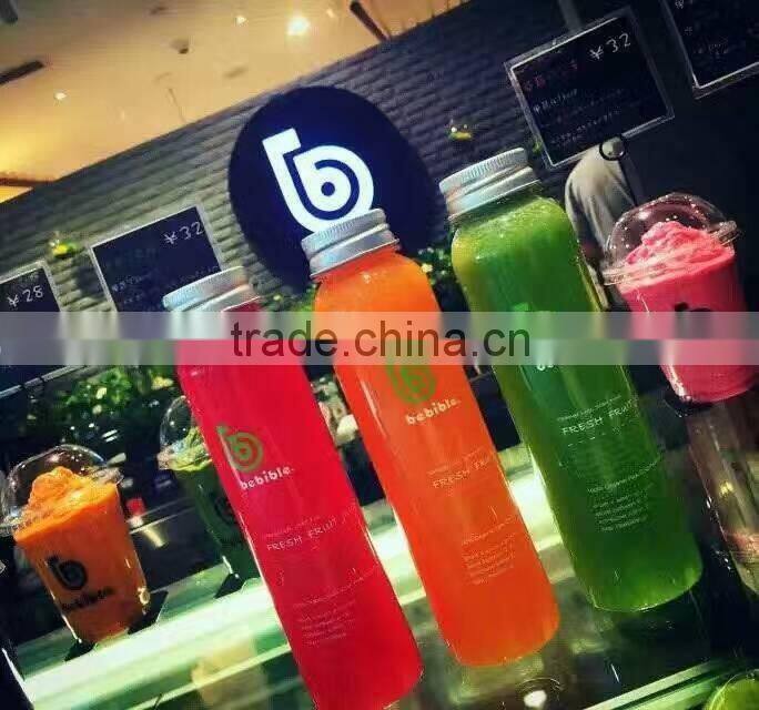 350ml 400ml Safe PET Mineral Beverage Plastic Water Bottle