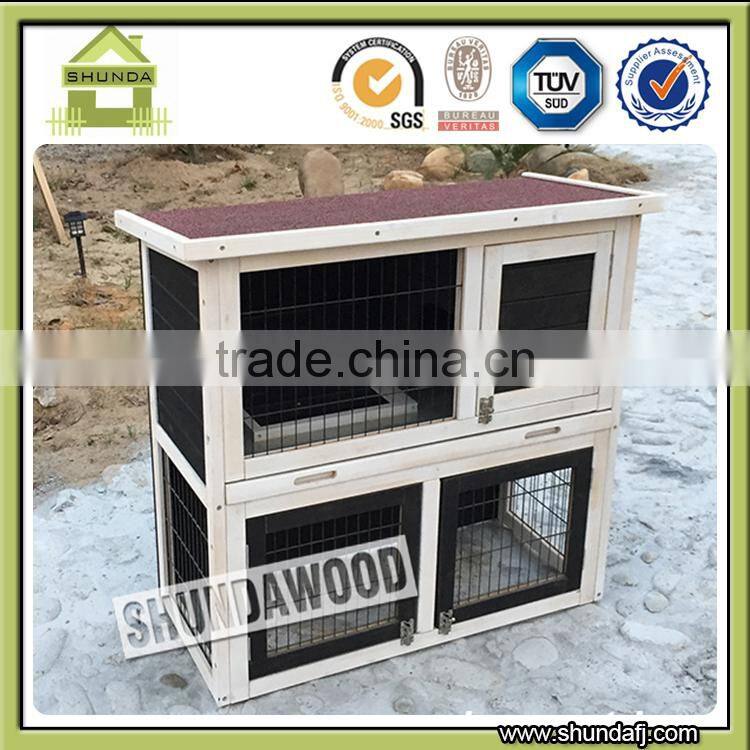 SDR001-T Wooden Outdoor Rabbit Hutch