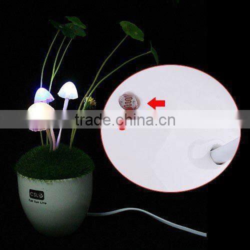 Romantic LED Mushroom Lamp Decoration Night Light Gift