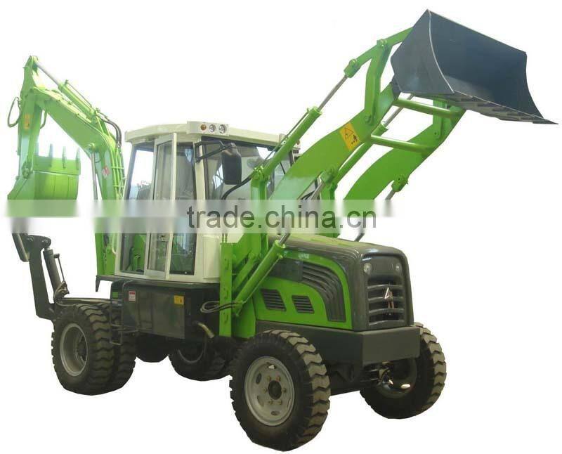 6800KG, 0.4CBM 5000wz mini wheel backhoe loader , small backhoe loader for sale 2015 good performence!