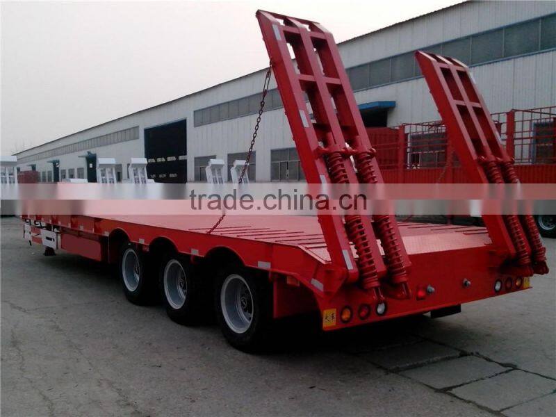factory price heavy equipment truck military lowboy trailer