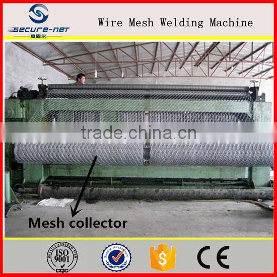 Hexagonal woven wire mesh machine