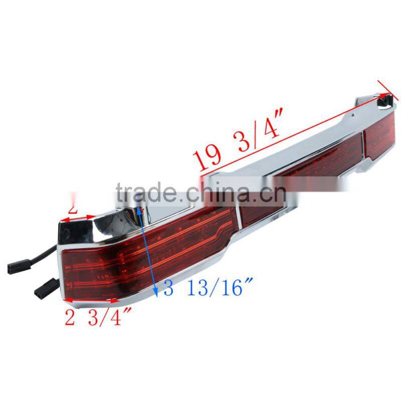 LED Tail Brake Light Accent Fits For Touring King Tour Pack Wrap 97-08 07