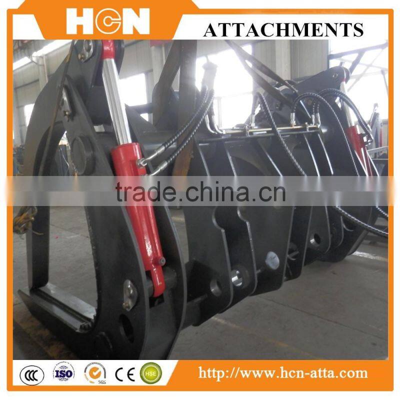 BM06 Series Hydraulic Log Grapple Attachment For Loader