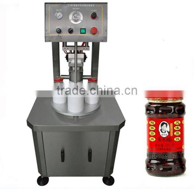 High speed glass jar/tin can vacuum sealer capping machine for sale