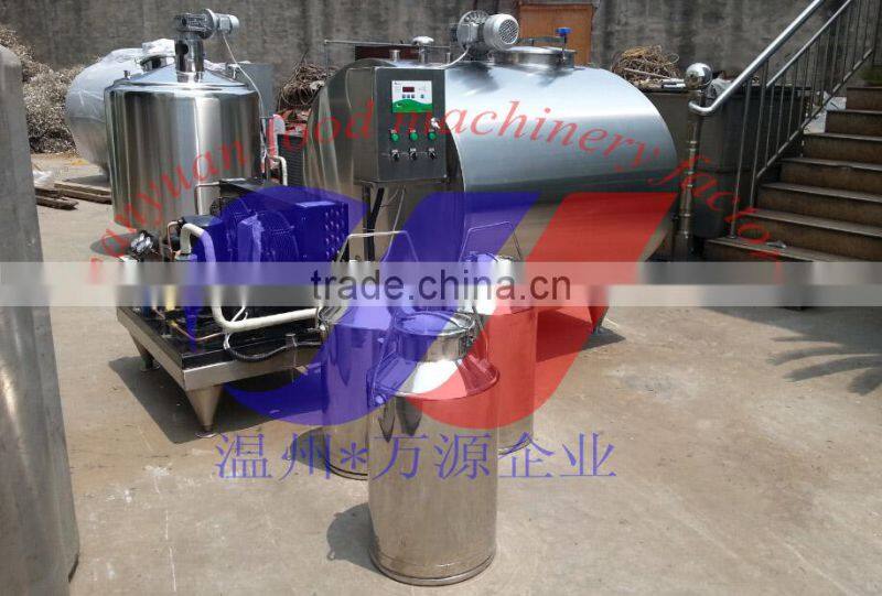 horizontal milk cooling tank 5000L cooling tank