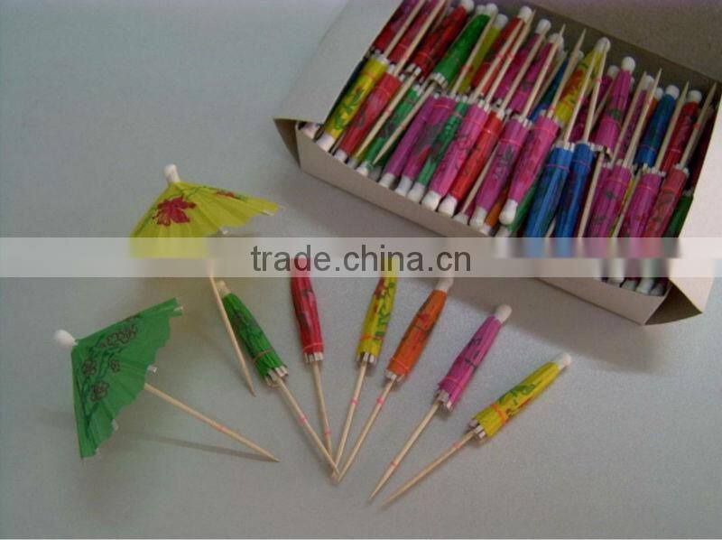 Party Cocktail Paper Pinwheels Picks