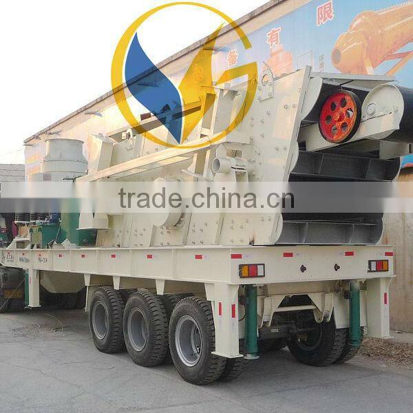 2017 China New year discount mobile crusher and mobile crushing plant