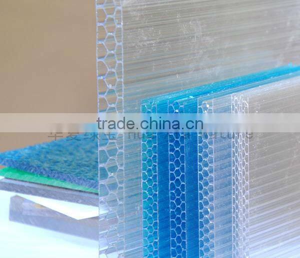 multi-wall hollow sheet&transparent polycarbonate hollow sheet