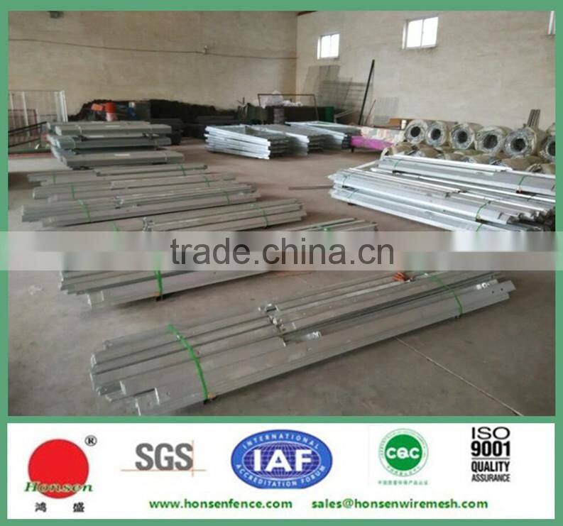 High quality !! Palisade Fencing with "w"section pale