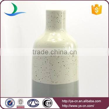 Round isolation glazed stoneware tall floor standing vases