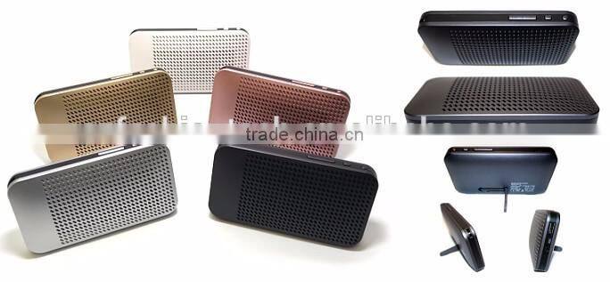 Newest 2 in 1 ultra thin portable bluetooth speaker power bank 5000mah