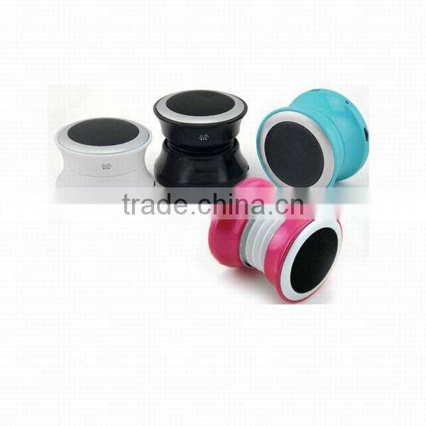 Mini foldable promotional gift bluetooth mini speaker with FM radio