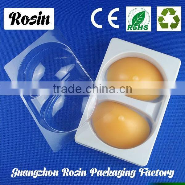 Square packaging box/ clear plastic folding packaging boxes blister clamshell plastic packaging box for cell