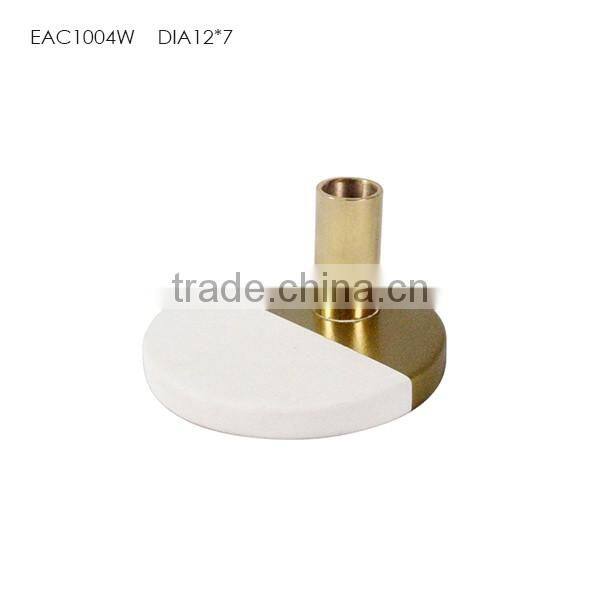 Grey Marble Lazy Susan Rotating Food Presentation Platter Serving Tray, 10" Round Ball Bearings