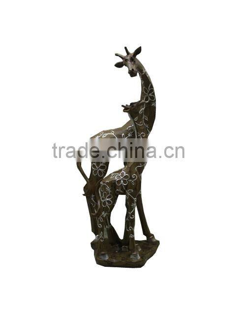 for table deco resin garden figurine decorative giraffe