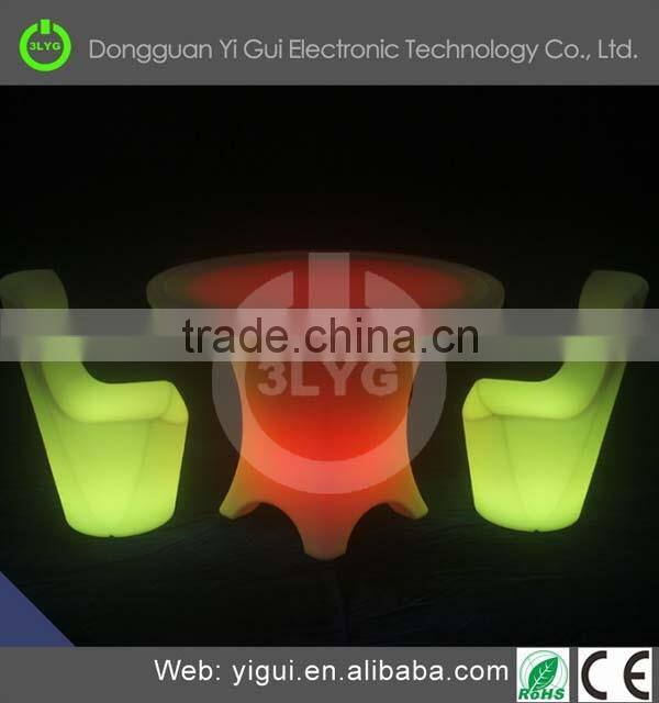 Party modern stainless steel glass coffee table