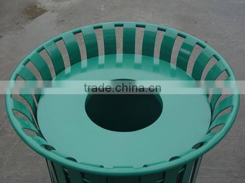 Arlau outdoor metal galvanized waste containers