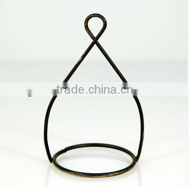 Simple Hanging Metal Iron Lantern Candle Holder