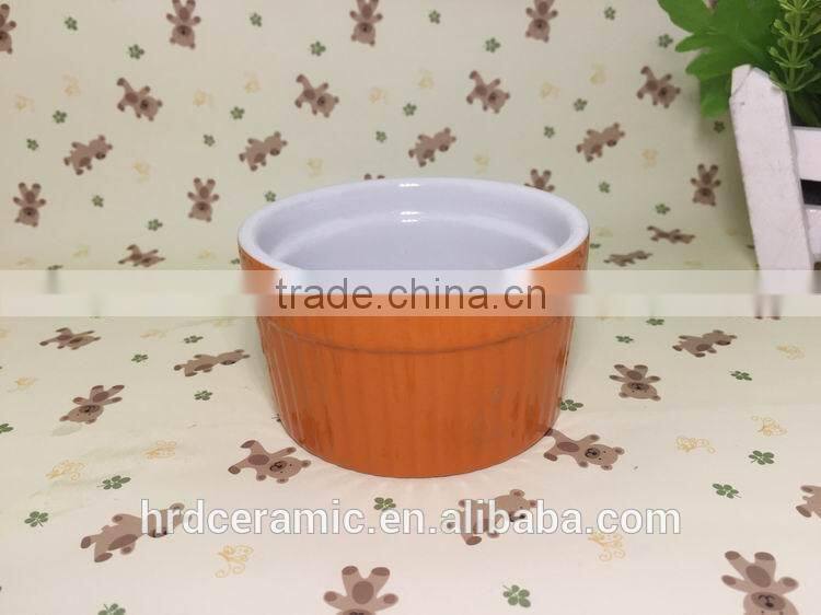 China manufacturer stocked ceramic ice cream bowls