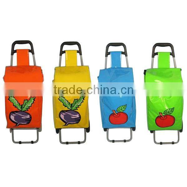 Folding luggage trolley