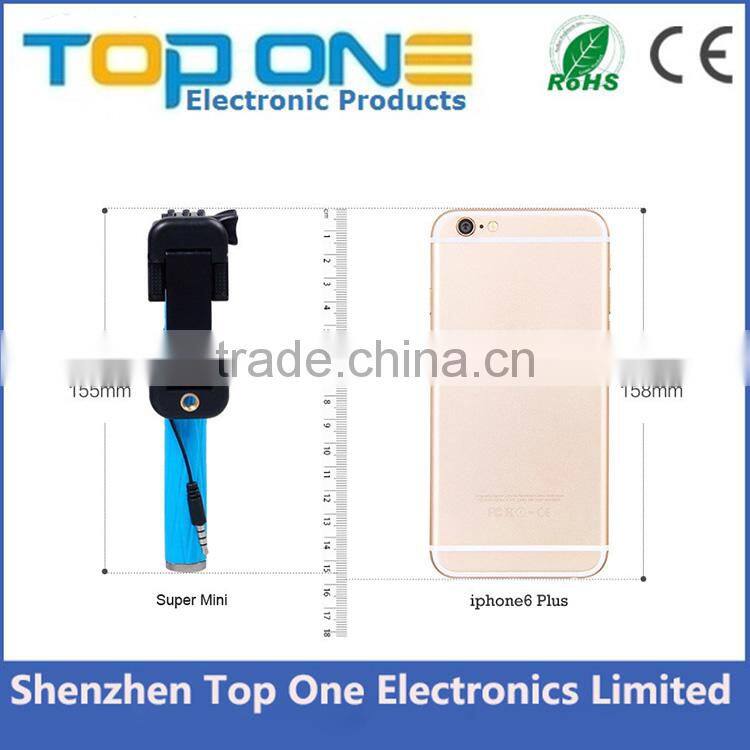 Shenzhen quality Selling Wholesale OEM customize Professional wired monopod selfie stick