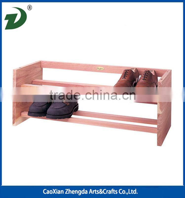 High Class Walnut Wood Shoe Rack